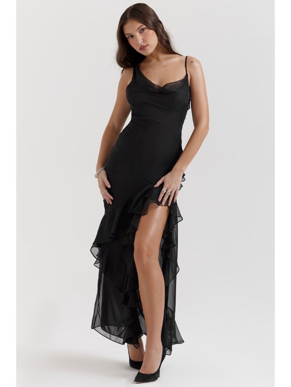 NEW House of CB Malila Dress Black Large+ (XL)